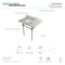 Kingston Brass 36X22 Marble Vanity Top W/ Brass Feet Combo, Marble/ Chrome KVPB36MBSQ1 - alternate 3